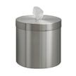 Wall Mounted Disinfecting Wipe Dispenser in Satin Aluminum 