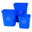 Recycling and Waste Bins are Available in 14, 28, and 41 Quart Sizes 