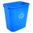 The 14 Quart in Blue with Recycling Symbol 