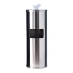 Stainless Steel Wipe Dispenser & Trash Receptacle