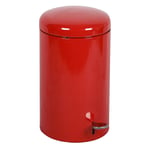 Industrial Step On Receptacle in Red - 7 Gallon