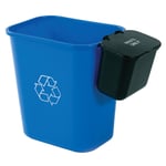 28 Quart Recycling Basket with Hanging Waste Basket - Configurable