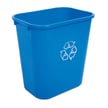 The 28 Quart in Blue with Recycling Symbol 