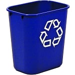 Rubbermaid Small Deskside Recycling Container