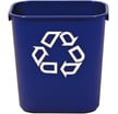 Deskside Recycling Container, Small with Universal Recycle System 