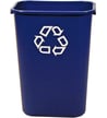 Deskside Recycling Container, Large with Universal Recycle System 