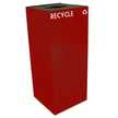 In red with mixed opening and "Recycle" decal 