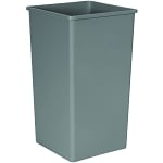 50-Gallon Untouchable Square Waste Container - Configurable