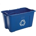 18 Gallon Recycling Box in Blue