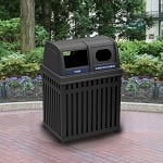 ArchTec Parkview Double Trash/Recycling Receptacle