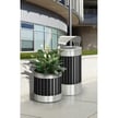 Riverview with canopy and matching planter 