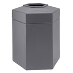 Hex 45 Gallon Trash Container - Configurable