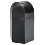 Hex 45 Gallon Trash Container w/ Dome Lid