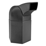 Hex 45 Gallon Trash Container w/ Drive-Thru Lid