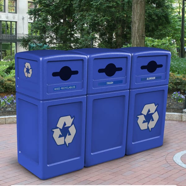 Super convenient and reliable recycling indoors or out! 