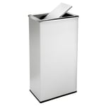 Rectangular Swivel Lid Waste Receptacle