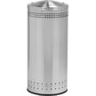 Imprinted 360 Swivel Lid Waste Receptacle in Stainless Steel 