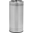 25 Gal Imprinted 360 Open Top Waste Receptacle in Stainless Steel 