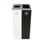 Spectrum Two-Stream Double Slim Cube Recycling Station - Configurable