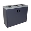 Summit Gray Triple-Stream Front Access Bin w/Flat Lid 