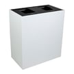 Summit White Double-Stream Top-Access Bin w/Hinged Lid 