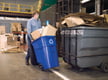 Move large amounts of recyclable material with ease. 