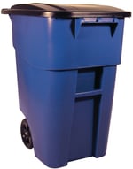 50-Gallon BRUTE Rollout Container with Lid - Configurable