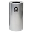 Aluminum Receptacle with Plastic Liner - 35 Gal 