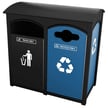 Amherst recycling stations are fully-customizable to suit your needs! 