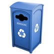 Amherst recycling stations are fully-customizable to suit your needs! 