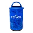 Galvannealed steel body in recycle blue gloss durable TGIC powder-coat finish 