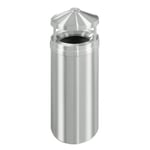 New Yorker Ash/Trash Canopy Top Receptacle - 16 Gallon