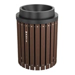 Recycling and Waste Barrel with Funnel Lid - Configurable