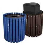 Recycling and Waste Barrel Combo - Configurable