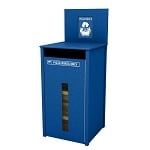 Keene Pizza Box Recycle Bin Square Side Load - Configurable