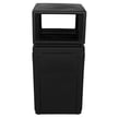 Evolve 50-Gallon Waste Cube with Canopy in Black 