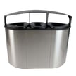 Boka Triple Recycling Container with Canopy 