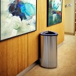 Boka Single Stainless Steel Recycling Container - Configurable