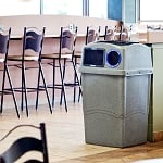 The Wave Duo Indoor Recycling Container - Configurable