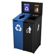 Product will come as shown: blue with 'Recycle Only' and black with 'Waste' 