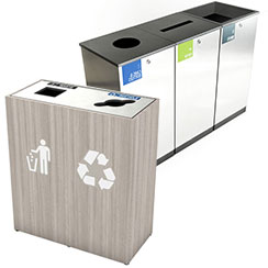 Convention Center Recycling Bins