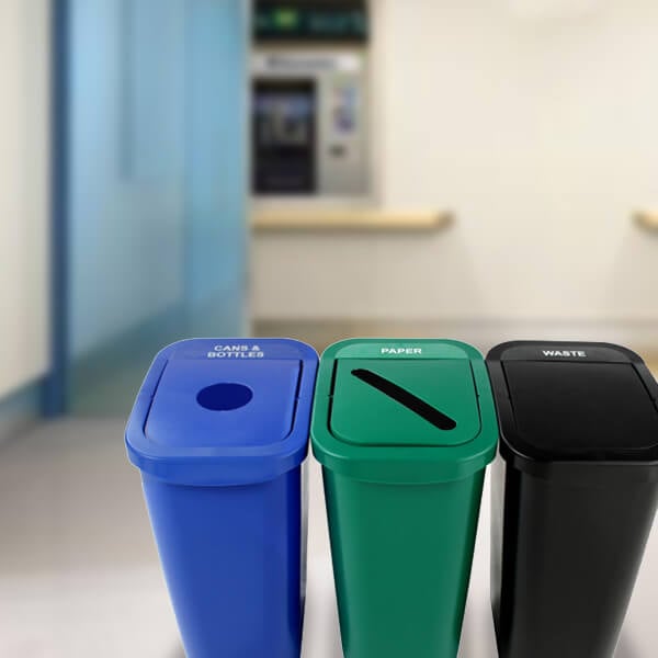 Makes recycling easy for employees 