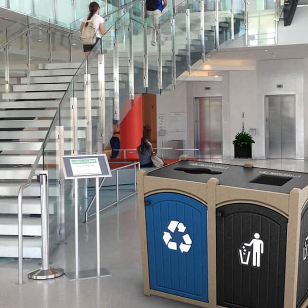 Bold icons make recycling requirements clear 