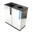 Edge Two-Stream Waste and Recycling Station with Long Labels 