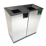 Edge Two-Stream Compost & Waste Station - Configurable