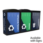 The Synergy Ergocan Three-Stream Recycling Station - Configurable