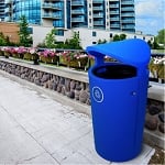 The Euro 36 Gallon Canopy Recycling Container