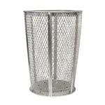 Expanded Metal Galvanized Waste Receptacle