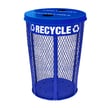 Expanded Metal Recycling Receptacle 