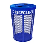 Expanded Metal Recycling Receptacle - Configurable